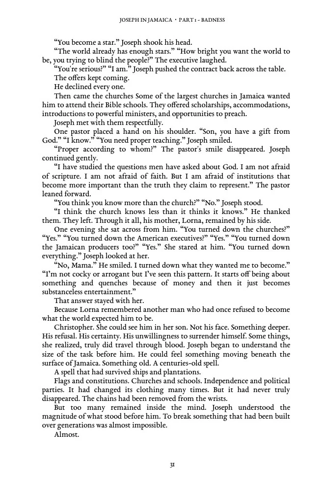 Joseph In Jamaica — page 33